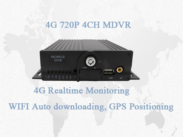 3/4G Dual SD Card full function GPS WIFI Mobile DVR/MDVR