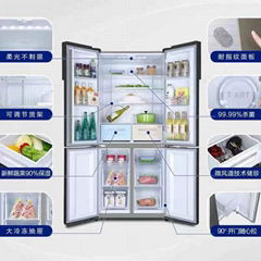 Four door inverter refrigerator 