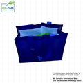 Eco friendly PP non woven blue laminated shopping bag 2