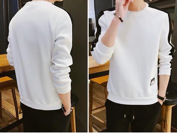 Fall / winter men's long-sleeved T - shirt students plus velvet clothes tide bra 2