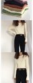 Fall / winter women's slim and slim foundation base long sleeve sweater student  2