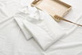 Early spring small clear art solid color white shirt female students professiona 3