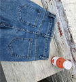 Spring dress women's high waist Joker slim jeans pencil pants light blue pants s 3