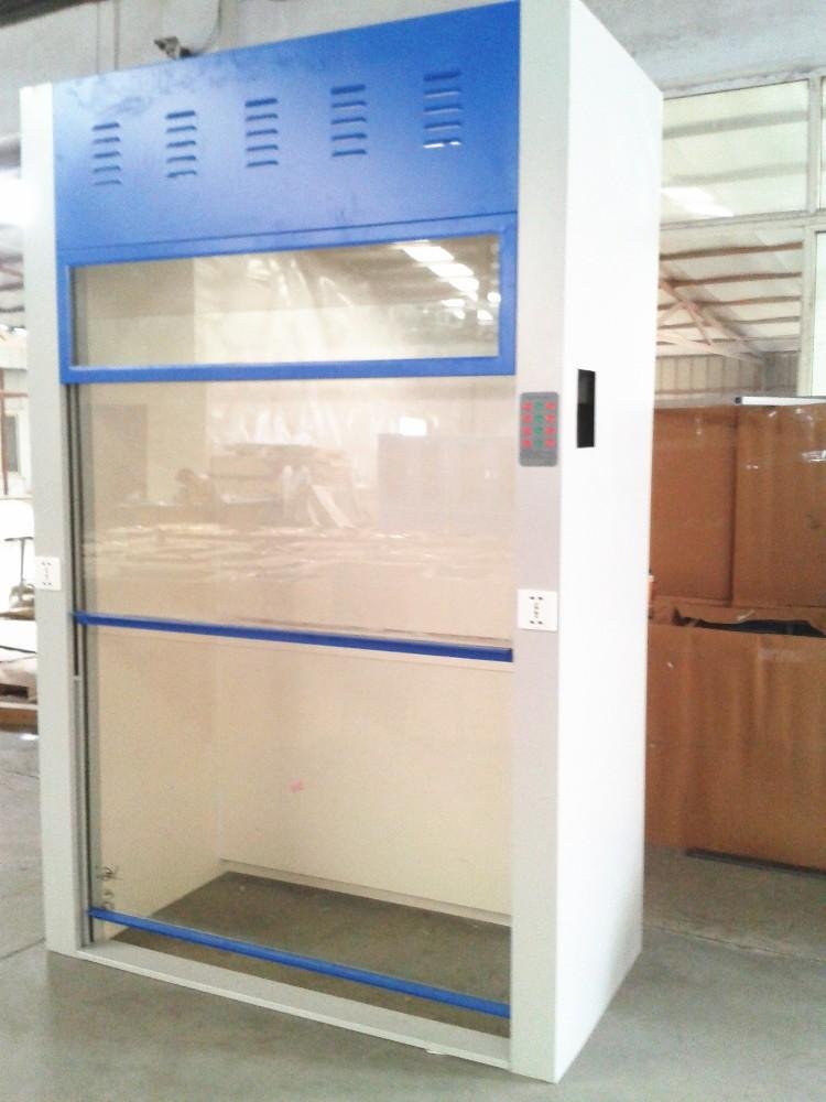 CE Approved All Steel Fume Cabinet Walk-in Laboratory Fume Cupboard Floor Mounte 2