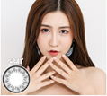 2 pieces of natural size and diameter 14.2 contact lenses for month lenses 1