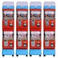 Two layer capsule toy vending machine gacha machine with display