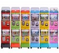 Two layer capsule toy vending machine gacha machine with display