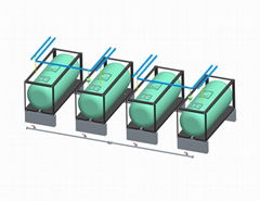 Mobile containerized water treatment