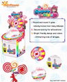 China Cheap Coin Operated Games Kids Candy Lollipops Vending Machine for Sale