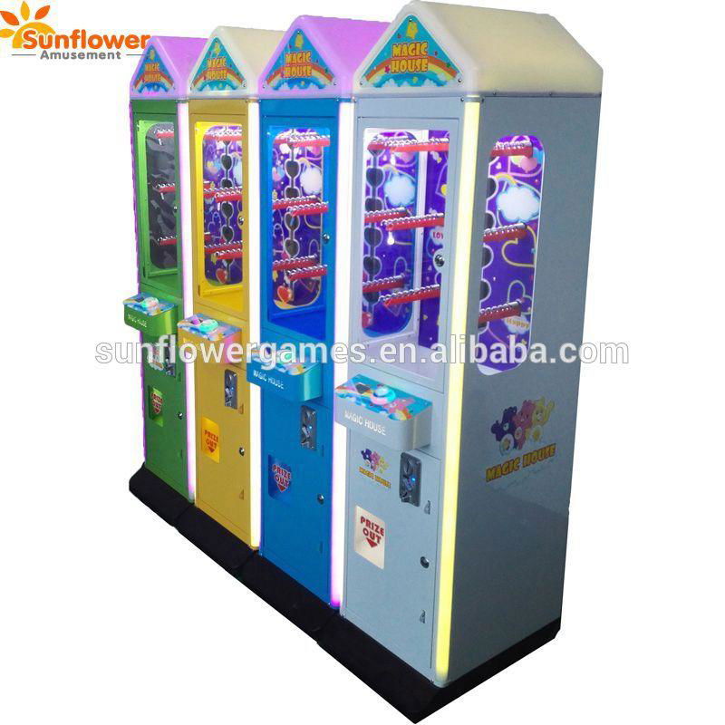 New Arrival Magic House Kids Pusher Coin Operated Game Machine Arcade Toy Gift G