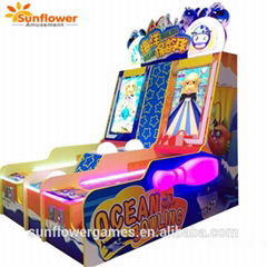 2019 Sunflower amusement patent ocean bowling redemption game machine indoor spo