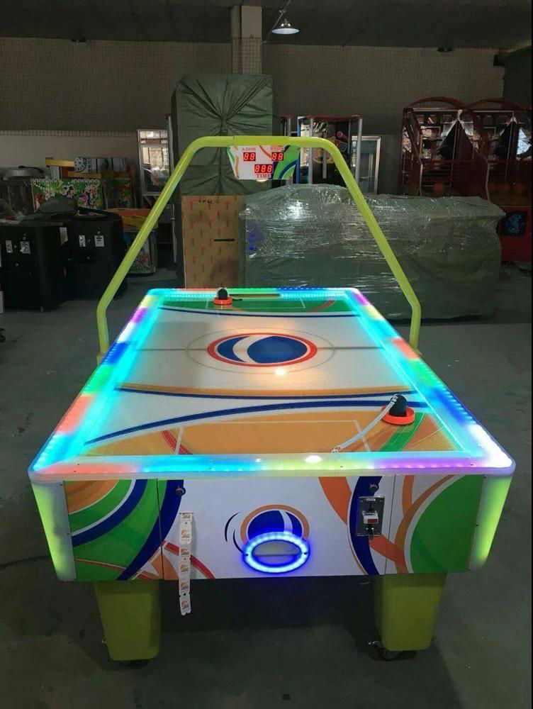 Luxury London Style Coin Operated Air Hockey Table Pusher Game Machine 2