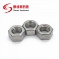 A2 A4 stainless steel 201 304 316 hex nut DIN934 OEM and ODM factory price
