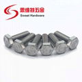 Stainless steel carbon steel zinc plated hex bolt DIN933 3