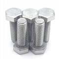 Stainless steel carbon steel zinc plated hex bolt DIN933 5
