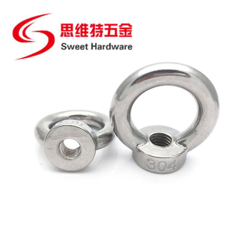 Carbon steel zinc plated HDG eye bolt nut manufacturer 5