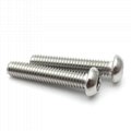 Factory price SS304 316 button head bolt hex socket screw ISO7380