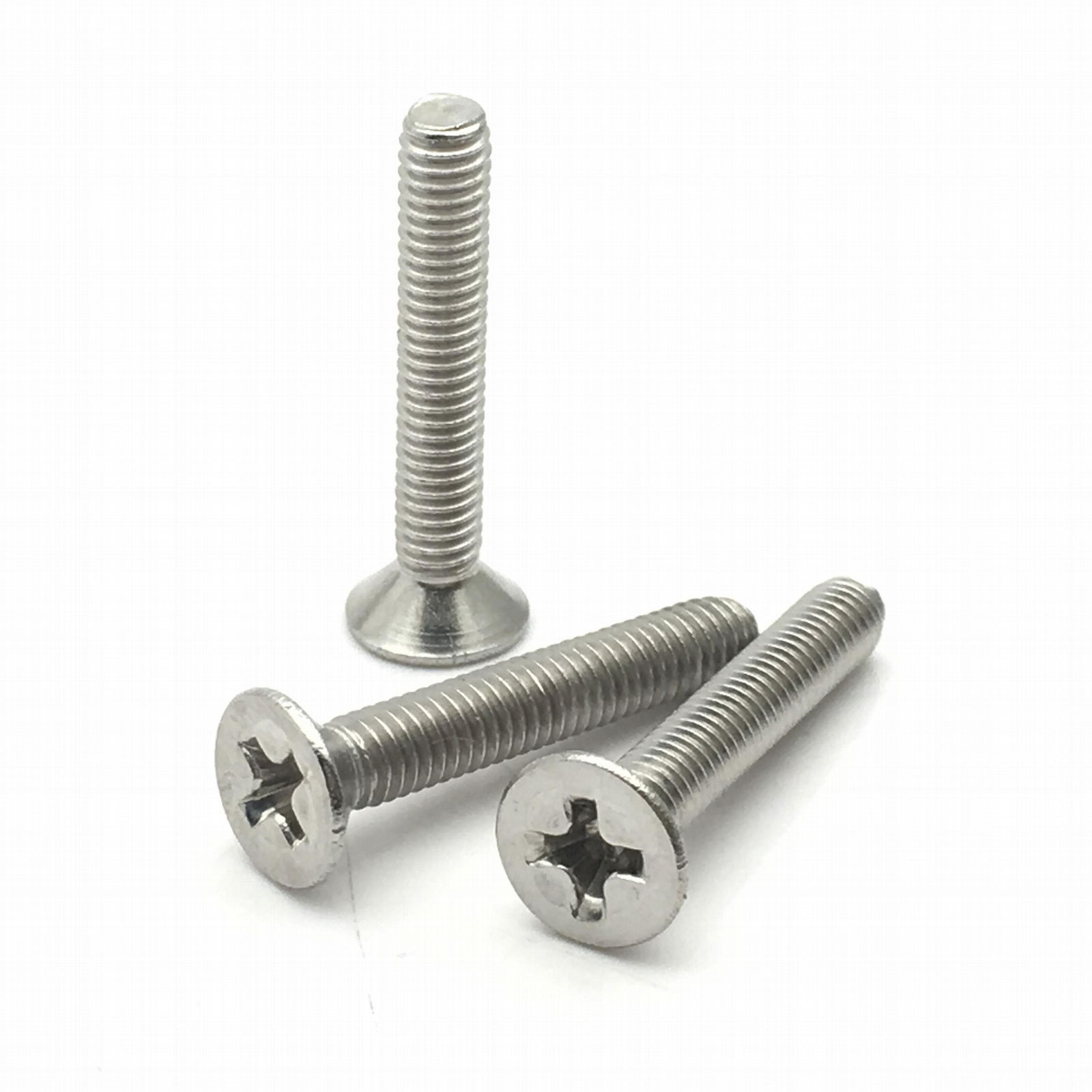 SS304 316 Stainless steel philips flat head machine screw DIN965 screw