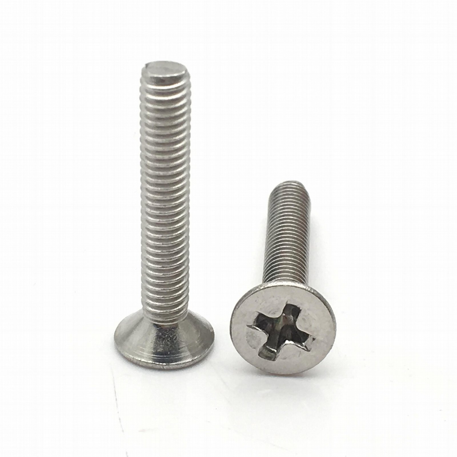 SS304 316 Stainless steel philips flat head machine screw DIN965 screw 2