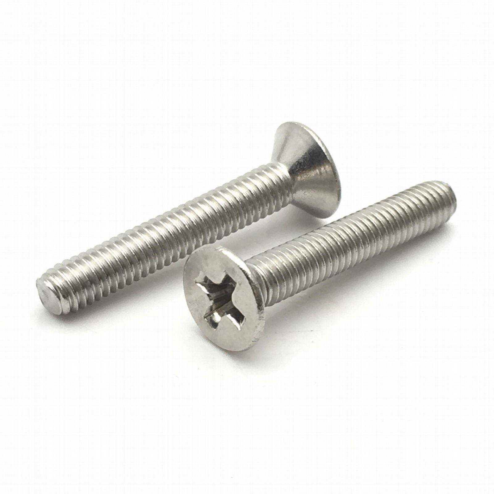 SS304 316 Stainless steel philips flat head machine screw DIN965 screw 3