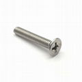 SS304 316 Stainless steel philips flat head machine screw DIN965 screw 5