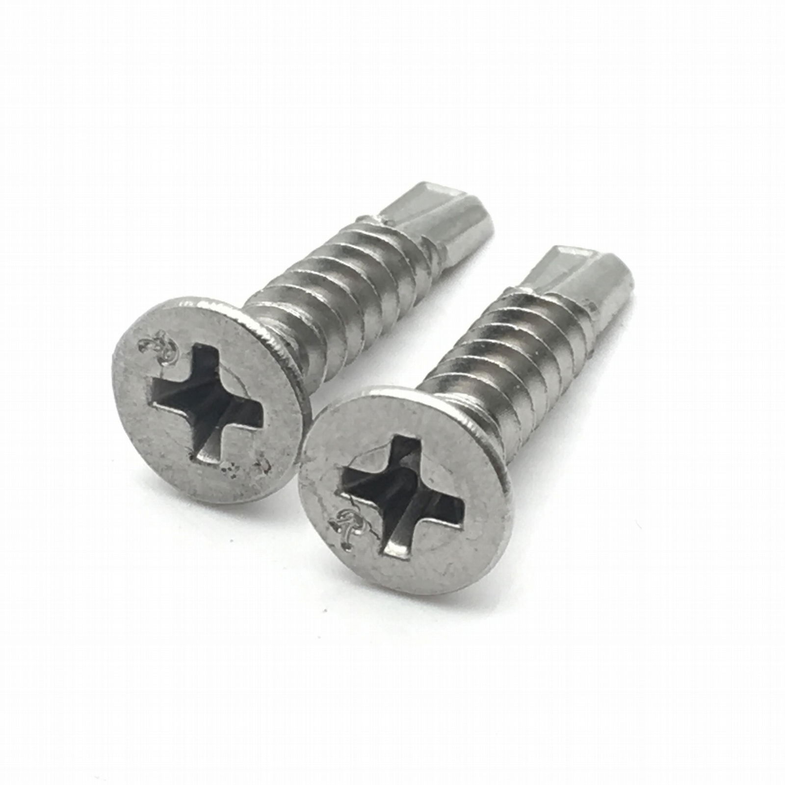 SS410 stainless steel flat head countersunk phillip self drilling screw 4