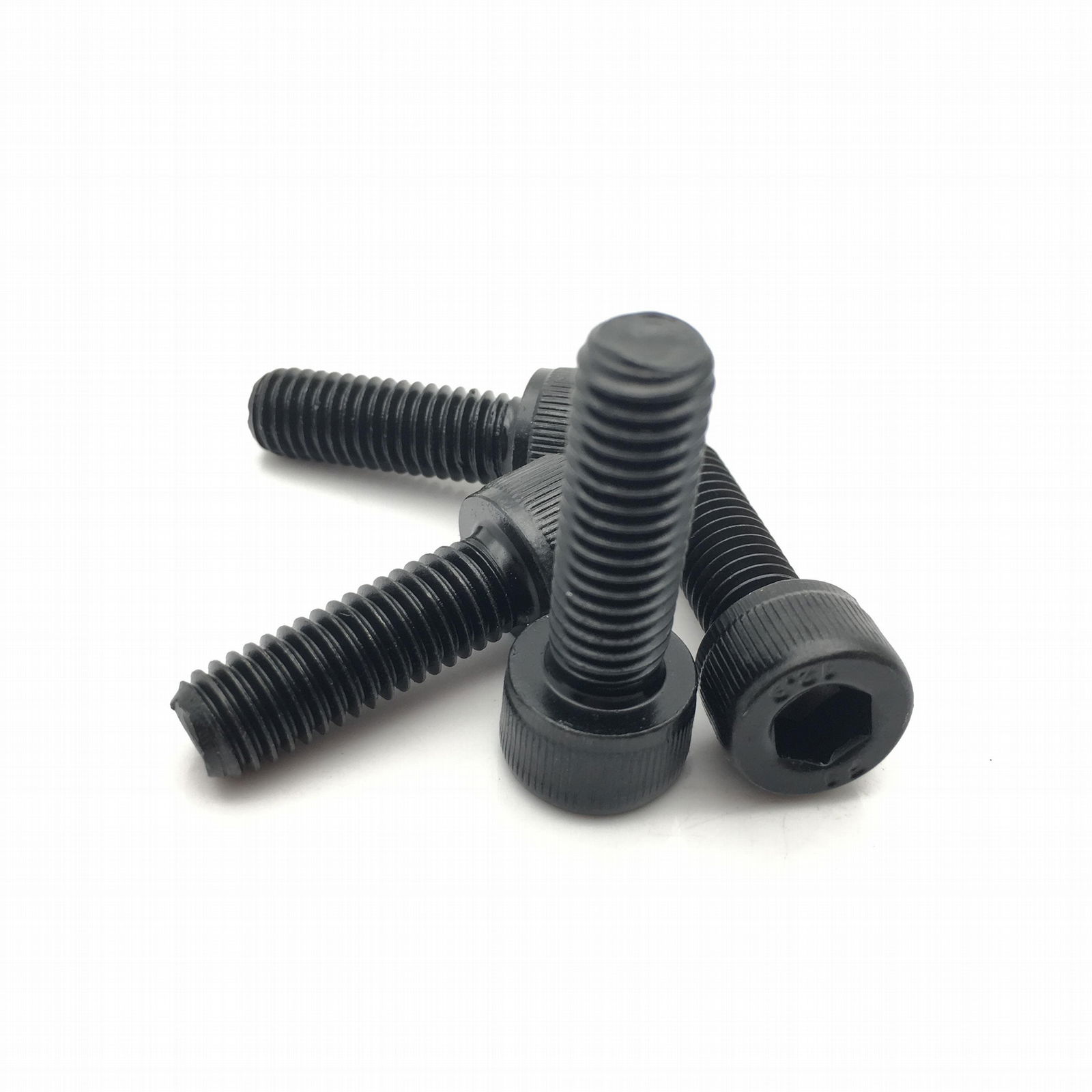 Alloy steel black oxide gr12.9 allen screw hex socket cap screw bolt DIN912