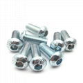 carbon steel zinc plated ISO7380 Hexagon Socket Button Head screws grade 10.9 12