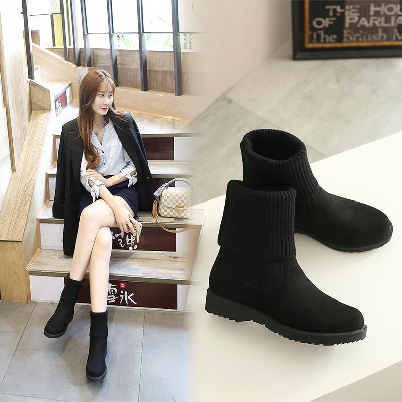 Women's flat bottom boots N898898 JIUJIUFA (China Manufacturer
