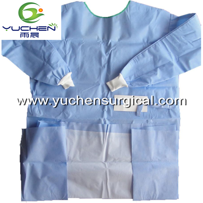 Nonwoven Sterile Disposable Medical SMS Patient Surgical Gown