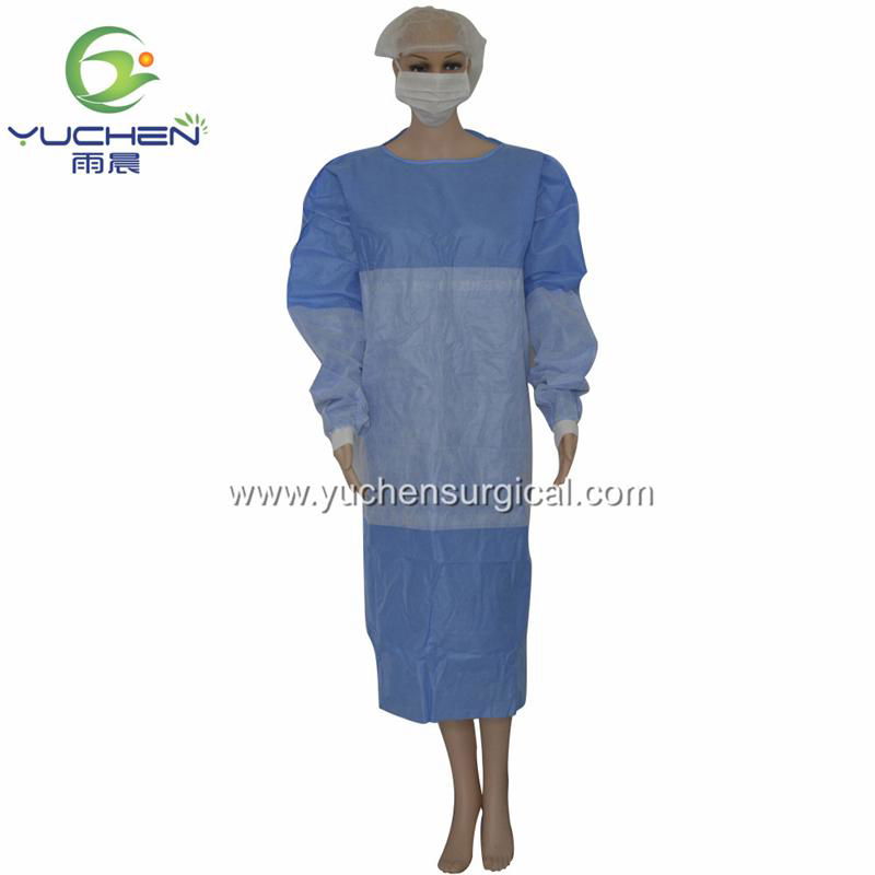 Nonwoven Sterile Disposable Medical SMS Patient Surgical Gown 2