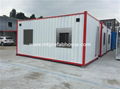 Typhoon resistant container house