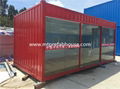 Welded Customized Steel Structure Shipping Container House 2