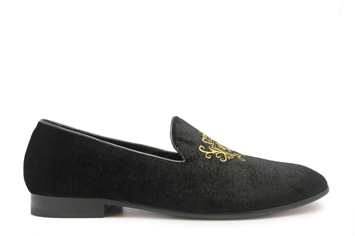 Black Velvet Mens Loafer Mens Casual Shoes 2