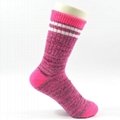 Crew socks with lurex cozy socks fashion socks Polyester socks 4