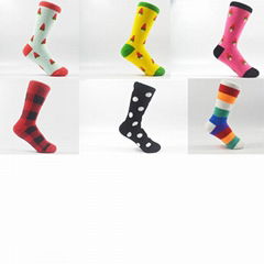 Marshmallow crew socks Polyester socks winter socks fashion sock women's socks