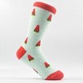 Marshmallow crew socks Polyester socks winter socks fashion sock women's socks 3