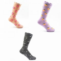 Lurex crew socks fashion socks TC socks wonmen's socks