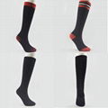 Knee high socks with lurex fashion sock