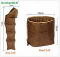 Air Compression Heated Massager Machine+Leg+Arm+Waist Cuff Set 1
