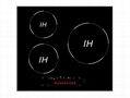 3 burner induction cooker for built in