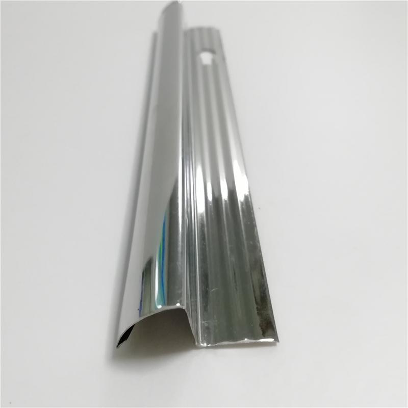 Anti-rust stainless steel 304 tile edge trim for bathroom marble wall