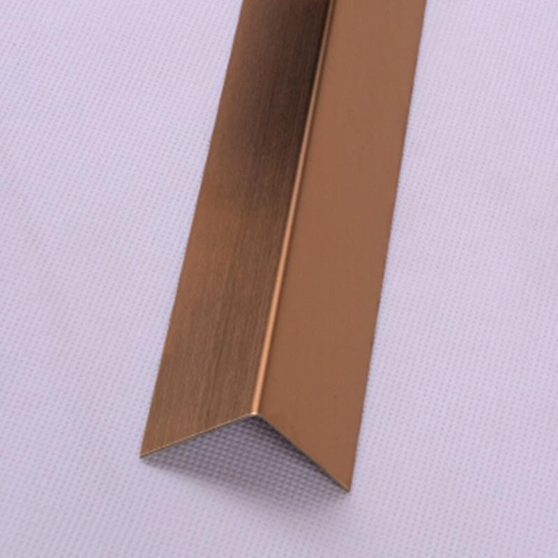High-end stainless steel trim customized surface L shape tile trim 2