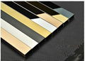 Easy install metal tile trim champagne tile edge trim stainless steel tile trim