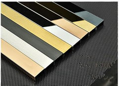 Easy install metal tile trim champagne tile edge trim stainless steel tile trim