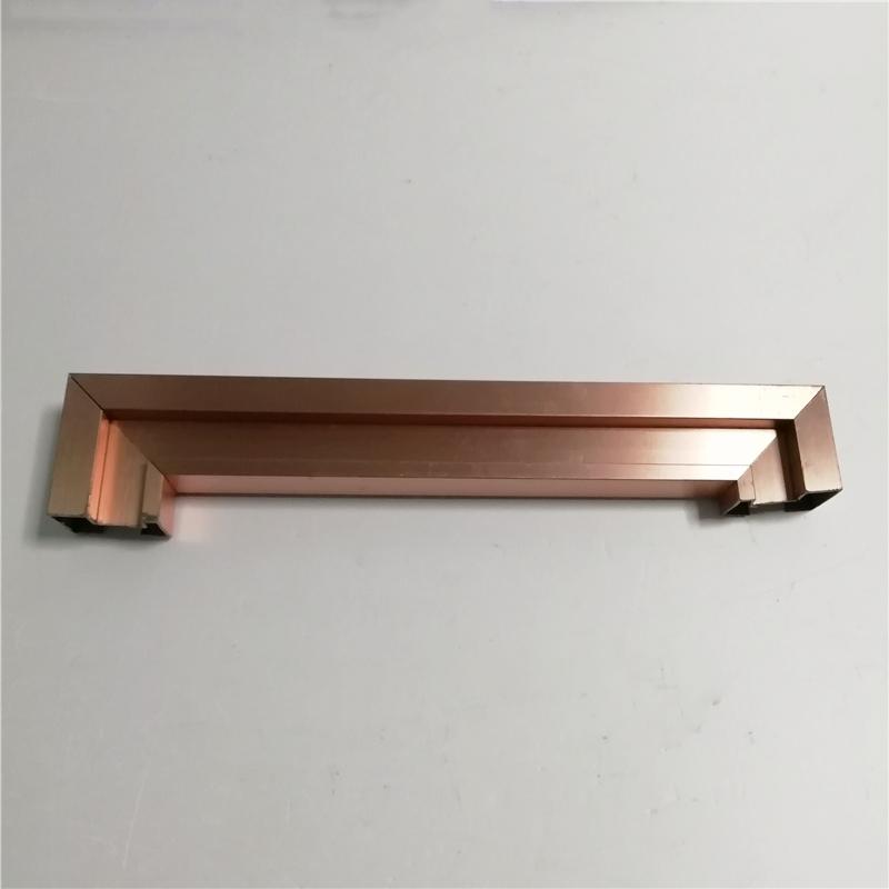 High quality stainless steel window frame hairline rose gold door frame 2