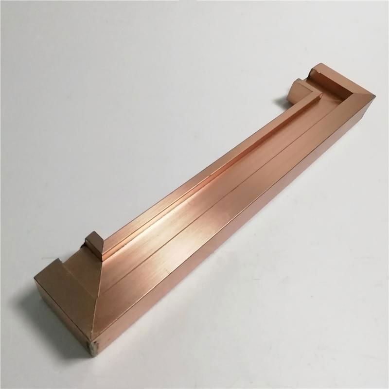 High quality stainless steel window frame hairline rose gold door frame 5