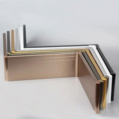 Stainless steel baseboard rose gold skirting baseboard for decoration