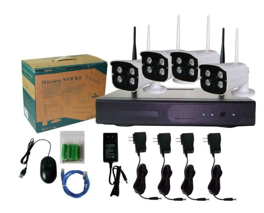 4 cameras surveillance video system kit 3