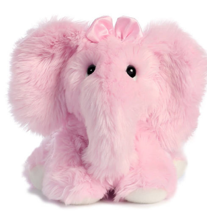 qiuyoujuan Pink Elephant Bear Toy